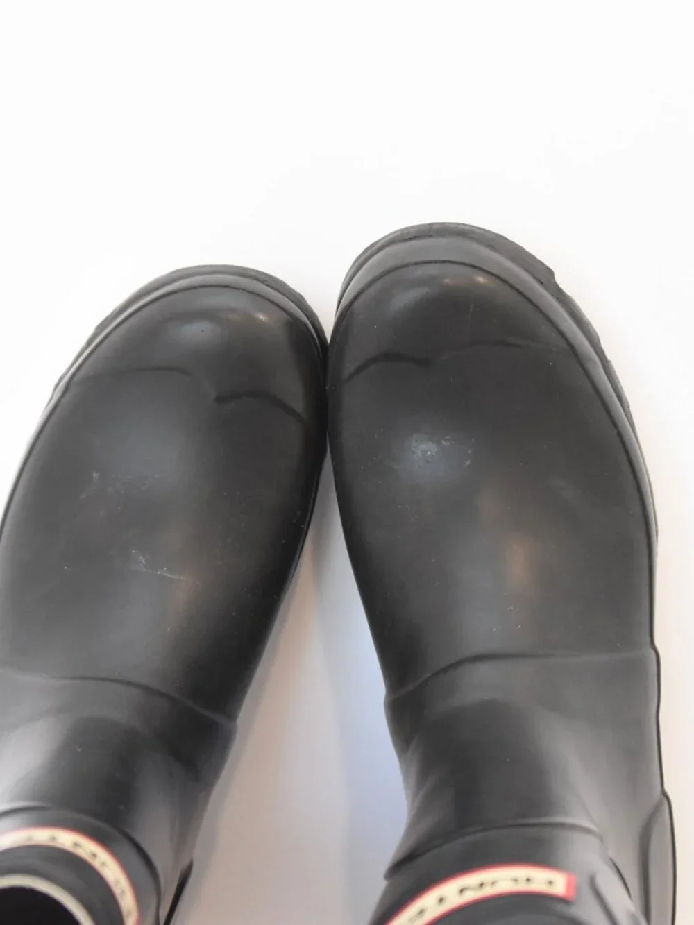 Hunter Original Short Rain Boots Black Waterproof Women's US 7 UK 5